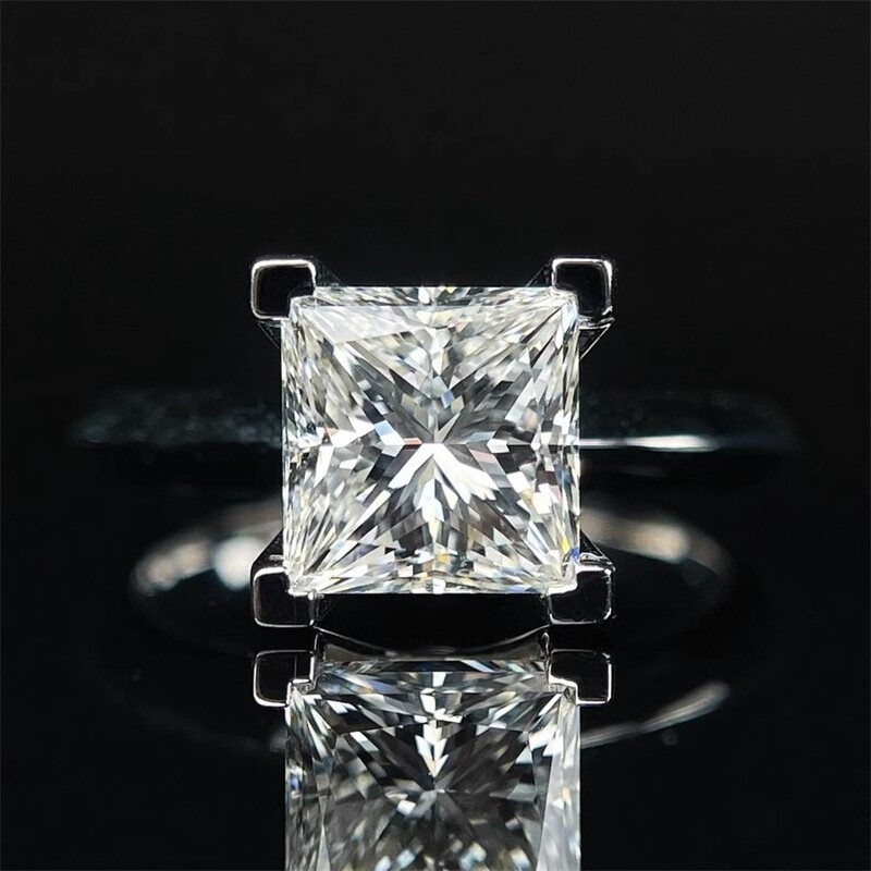[Igi Lab-Grown Diamonds] 1 Carat F/Vs1/2Ex/N Lab-Grown Diamond 18K Gold Diamond Ring Zs