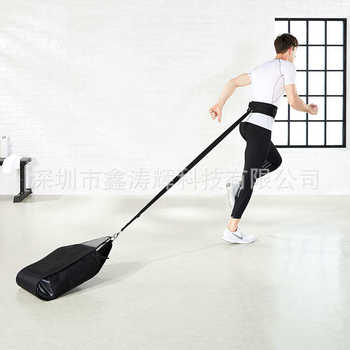 Outdoor fitness sports adjustable belt running sandbag pulling bag outdoor sprint training sandbag