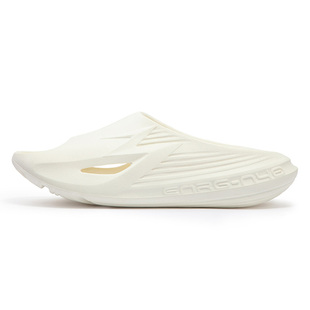 男女同款 厚底舒适休闲百搭轻便一字拖鞋 白黑 BIG3 361°