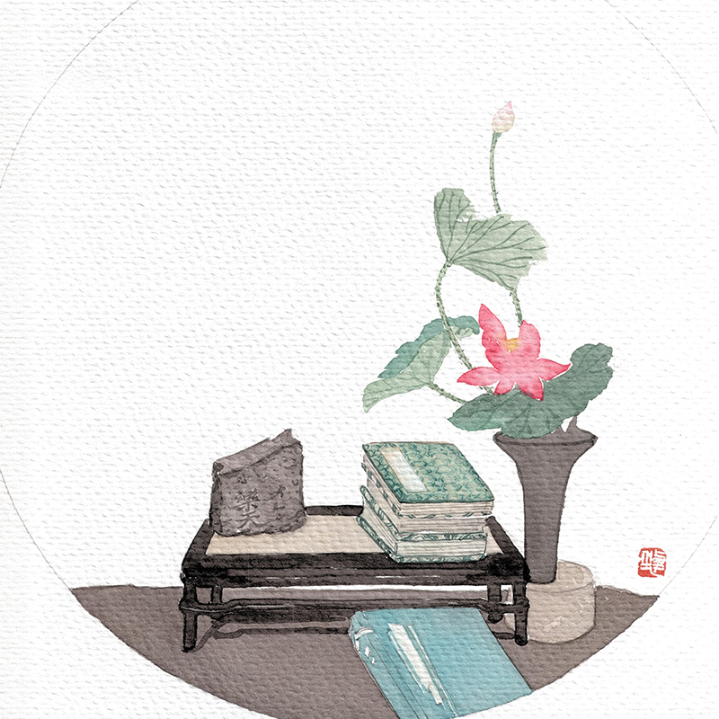 Focus on the royale-free new generation artist's yo-yo (Blossom Grass) December Flower Series-Hormoon