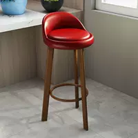 60 с высоким красным кожаным цветочным рисунком