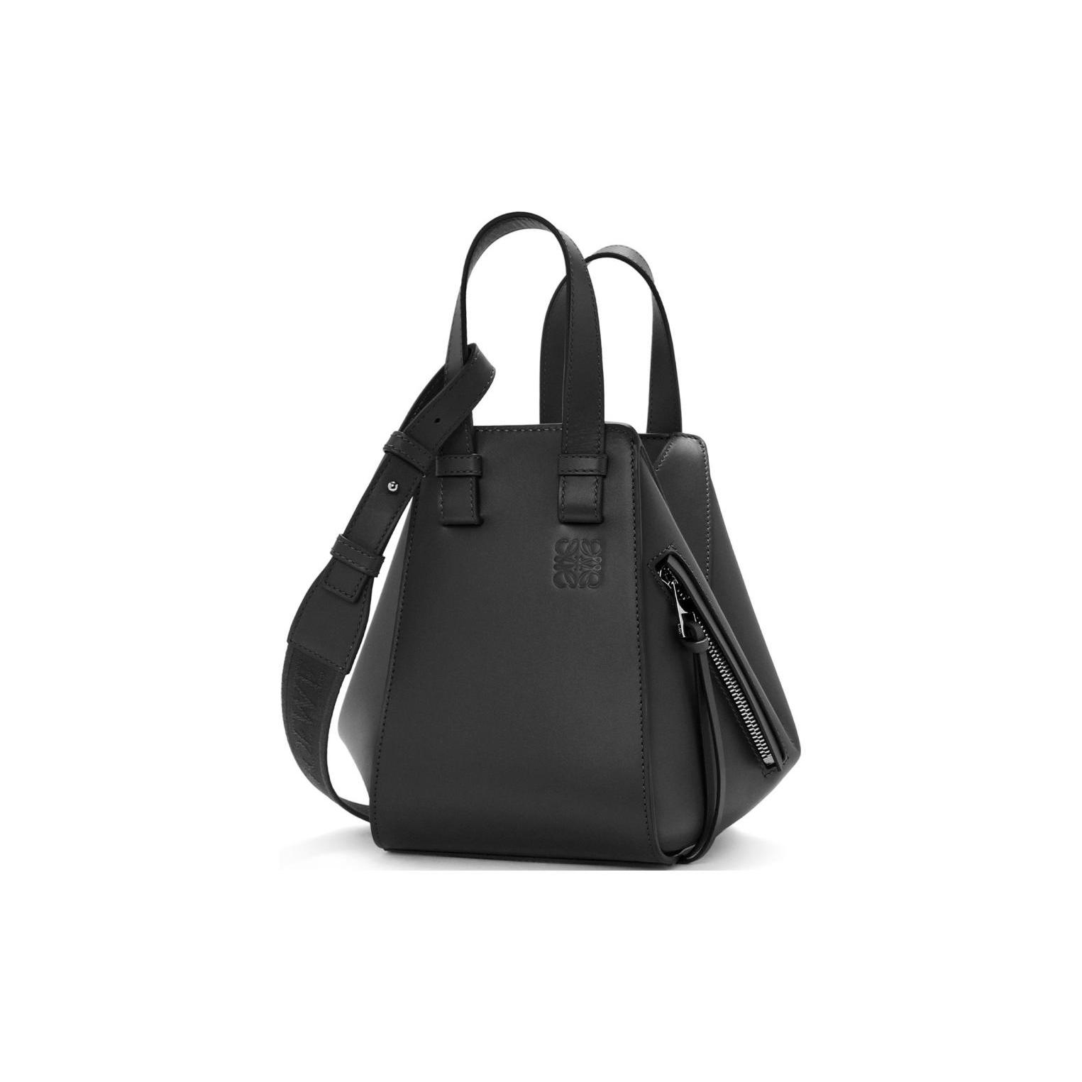 LOEWE罗意威 Hammock 浮雕字谜可调节拆卸肩带 缎面牛皮革