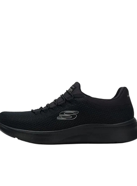 Skechers斯凯奇 MEMORY FOAM 低帮生活休闲鞋女款黑色