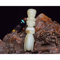 HTY31467 Hotan jade pig dragon pendant