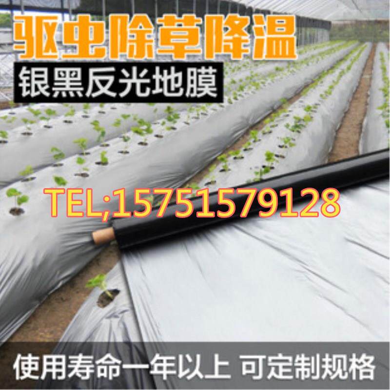 Weeding silver and black two-color mulch film, agricultural film, reflective, weed prevention, moisturizing, grape, black mulch film, white mulch film