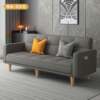 Multifunctional folding sofa bed dual-purpose fabric sofa simple single living room rental room folding bed lazy small apartment