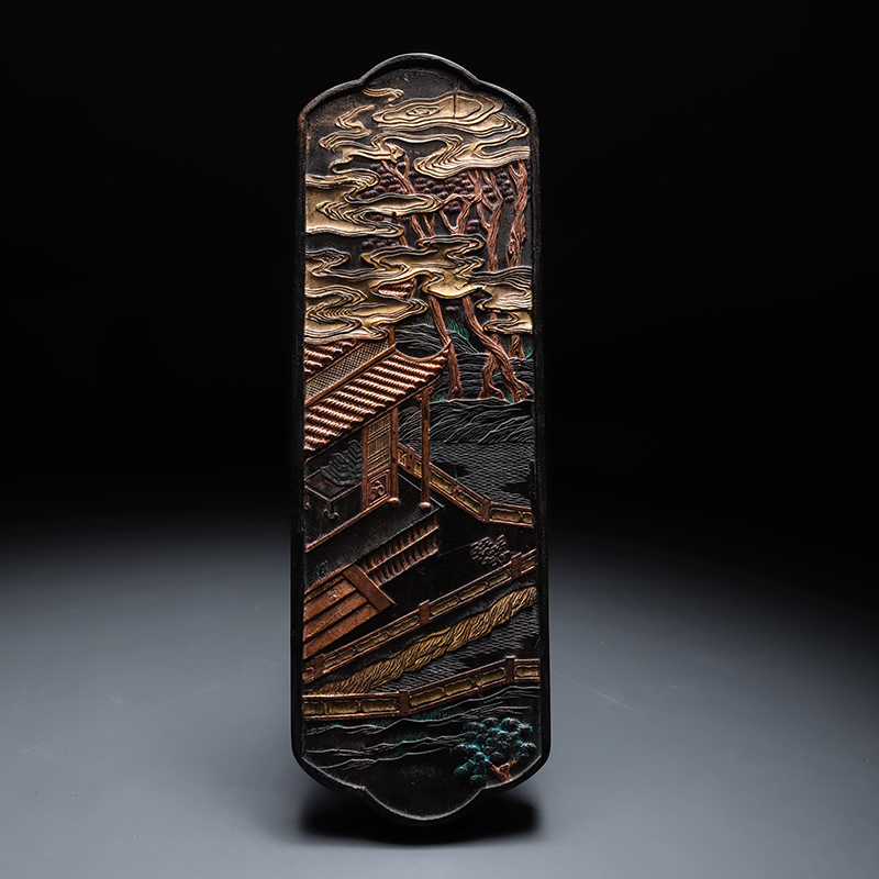 Shufangzhai] Non-relic ancient ink block 740 gr Songsmoke ink Chen Ink-borne Man Item Victory Works Express