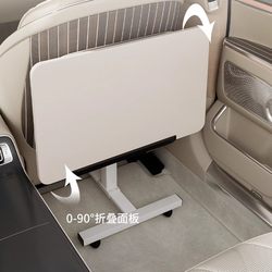부티크 자동차 소형 테이블 플레이트 접이식 어린이 식탁, 전면 및 뒷좌석 유니버설 테이블 학습 숙제