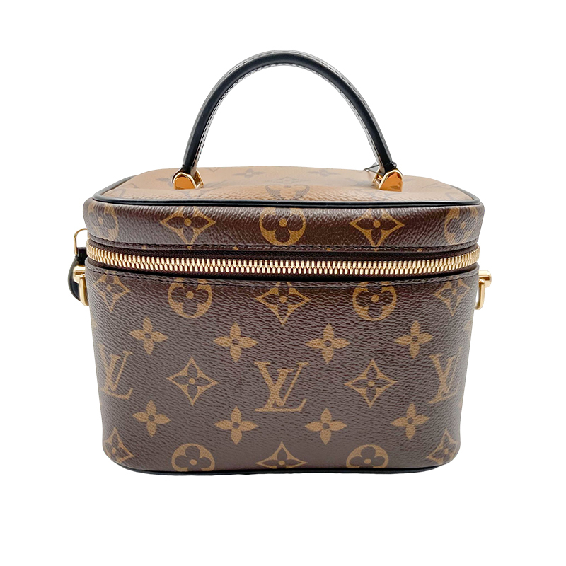 Brand New Lv Louis Vuitton Vanity Bag Color-Blocked Makeup Bag