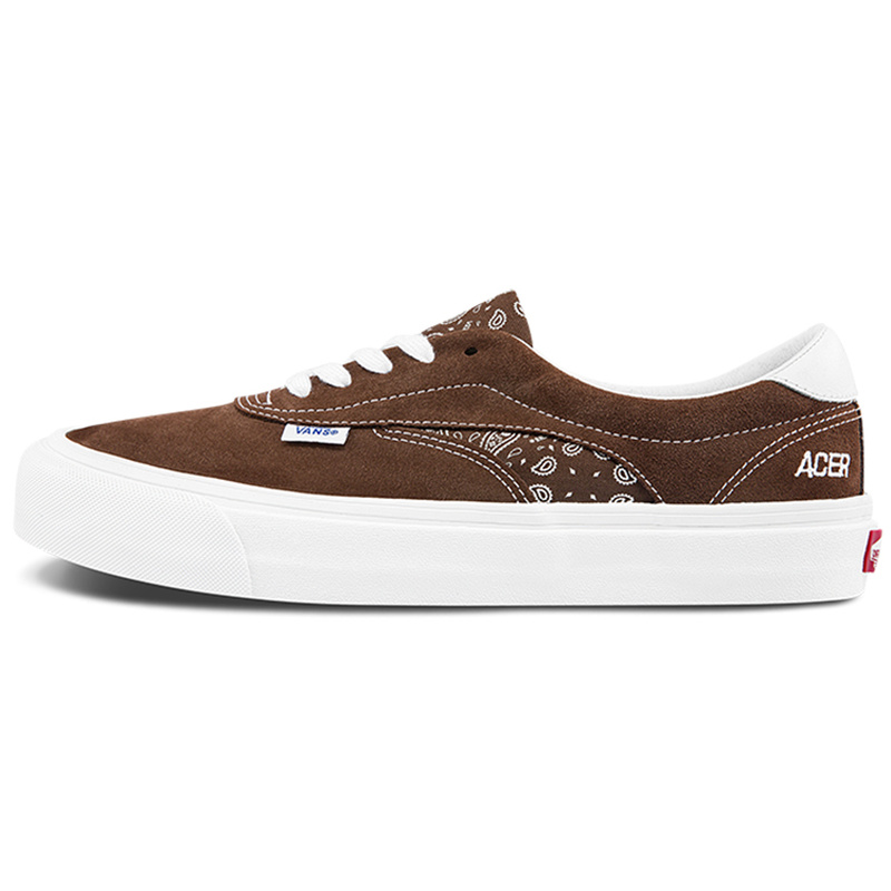 Vans Acer NI 腰果花 轻便 低帮 板鞋 男女同款 棕色