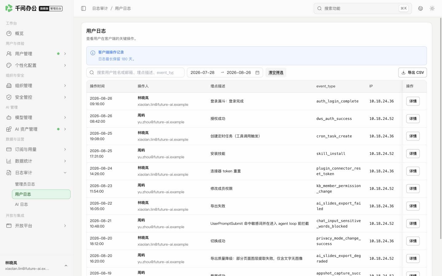 QwenWork 产品界面