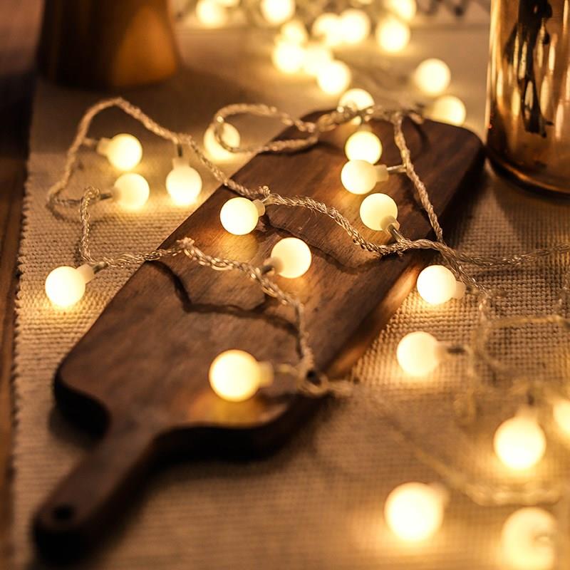 String Light Plug-In with Switch, Living Room Mini Table Photo Wall, Girl's Room Princess Surround Rope Light, Eye Protection