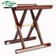 Shandong Redwood Solid Wood Craft Stool, a Gift for the Elderly, Foldable Portable Chair with Backrest, Fishing Chair