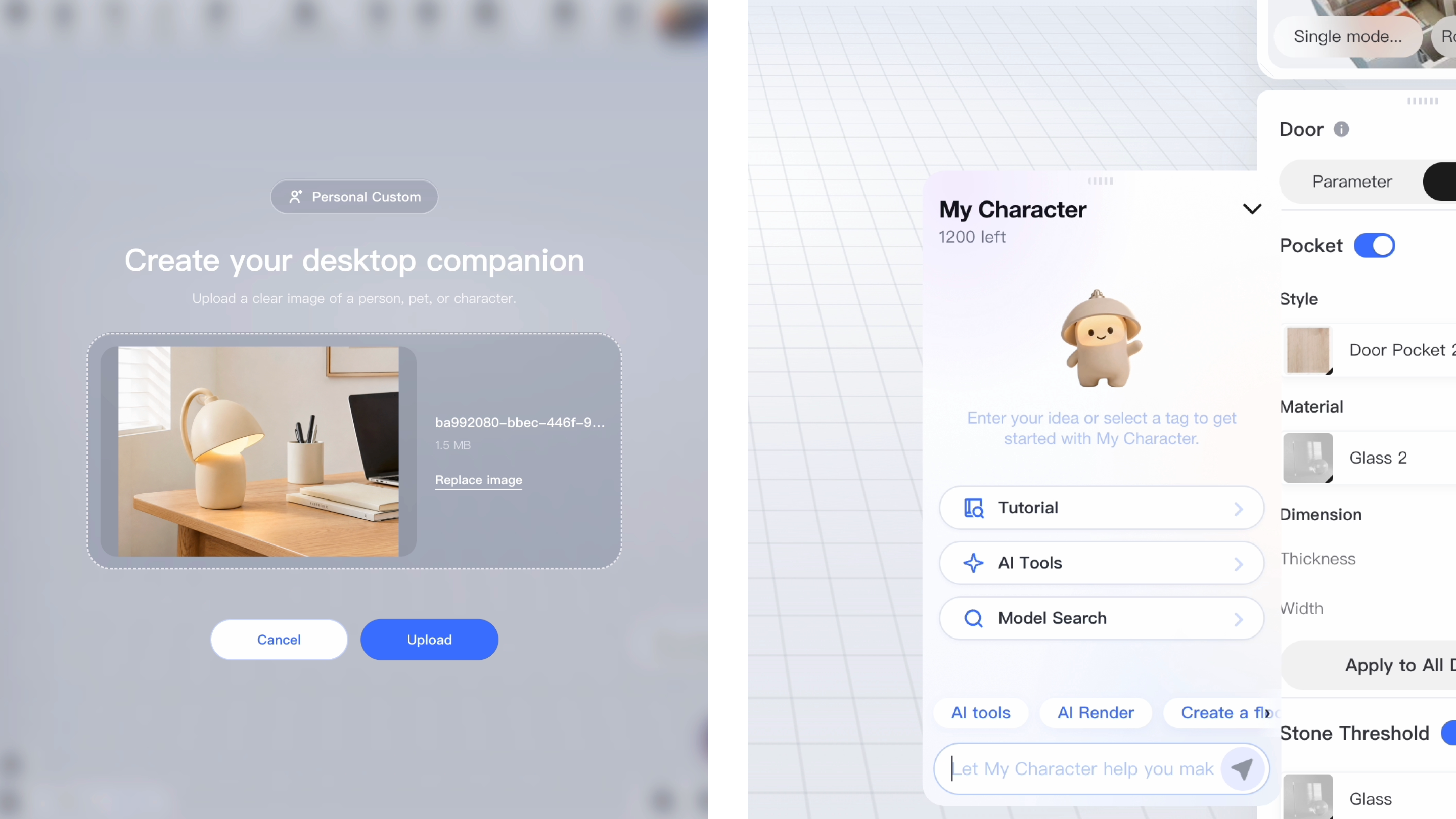 Homestyler AI Desktop Pet - Create Your Own One