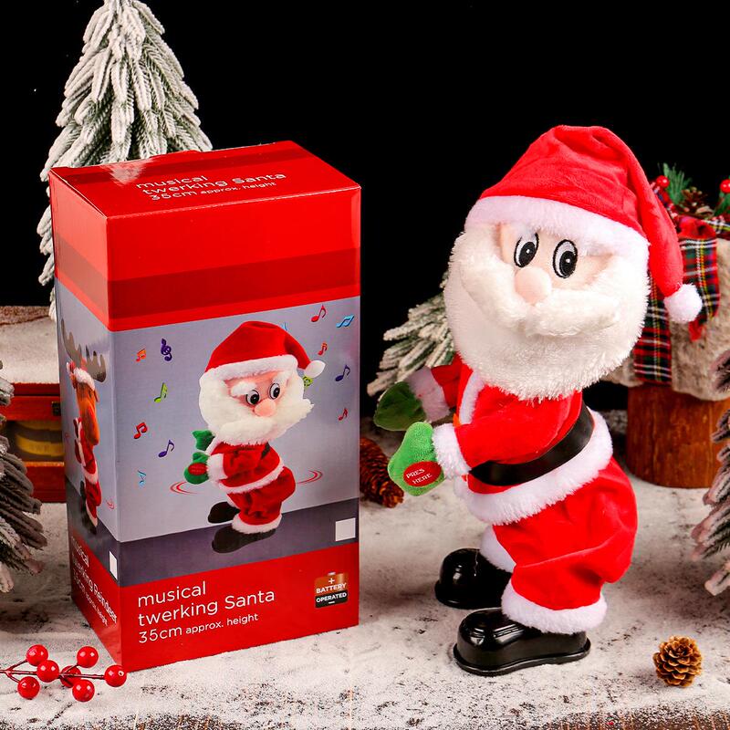 Creative New Christmas Gift with Music, Electric Butt-Twisting Santa Claus, Unique and Novel Birthday Present