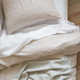 Japanese-style washing linen four-piece set four-season bed sheets quilt covers pillow covers bedding products naked sleeping bedding bedding covers three-piece set