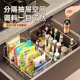 Drawer partition storage box partition plate transparent finishing detachable cabinet built-in cabinet built-in box kitchen