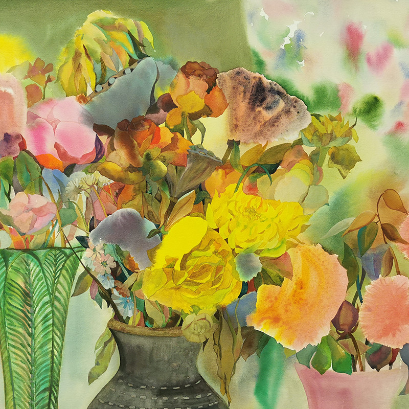 (Watercolor original)Central Academy of Fine Arts Xiao Qing 