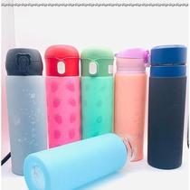 Straight thickened half-body cover for glass water cup anti-slip cover anti-scalding insulated silicone cup cover thermos cup tea cup protective cover
