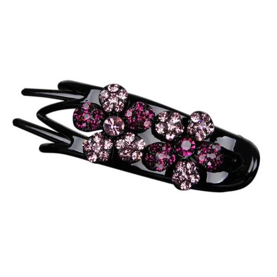 Korean-Style Hair Clip for Updos, Elegant Mother's Hair Accessory, Rhinestone Hairpin, Duckbill Clip, Large Updo Claw Clip
