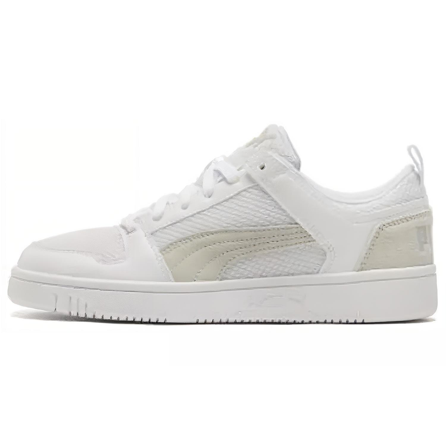 PUMA彪马 Rebound Layup Lo Mesh 低帮 板鞋 男女同款 白灰