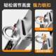 Telescopic Ladder with Stand, Household Lift Ladder, Thickened Aluminum Alloy Folding Small Giant Ladder, Straight Ladder with Wheels