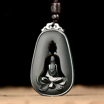 Enlarged leakage Xinjiang Hotan Jade Pagodas Qing Enlightenment Guanyin Statue master Su Gongs hollow carving high-end atmosphere