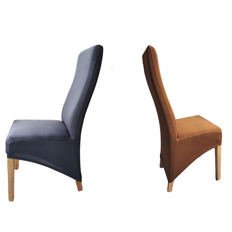 Large Diagonal Backrest Solid Color Chair Cover, Table and Chair Protective Cover, Cushion Set, Household Elastic Chair Cover, Hotel Tablecloth