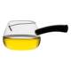 Side-Handle Glass Fair Cup and Tea Strainer Set, Large and Small Tea Pots, Fair Cup, Thickened Heat-Resistant Household Kung Fu Tea Set