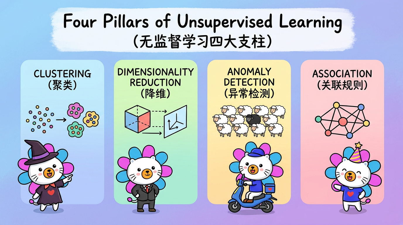 无监督学习四大支柱
