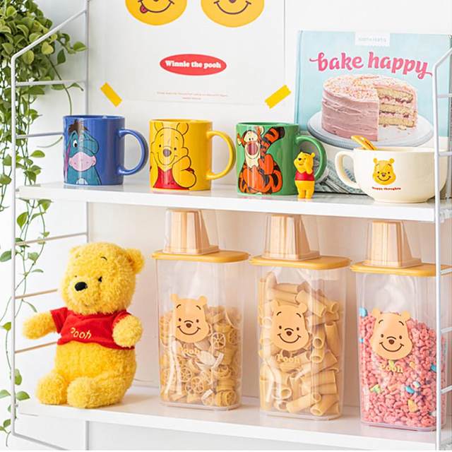 Korean cereal bucket breakfast oat storage bottle kitchen household food grade grain storage moisture-proof sealing jar