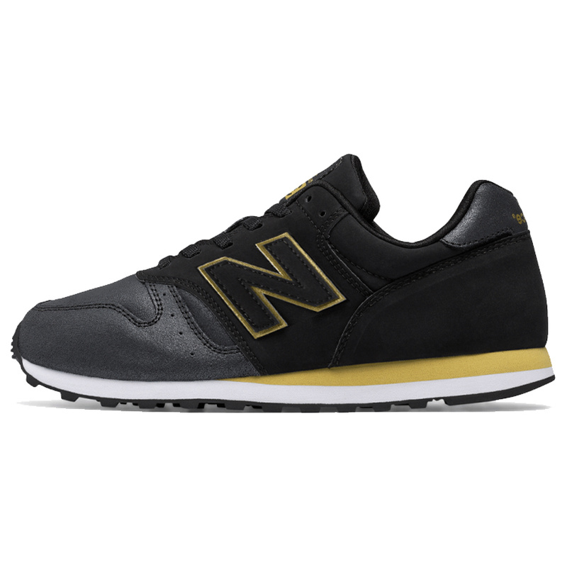 New Balance NB 373 舒适百搭 低帮 马拉松跑步鞋 女款 黑金