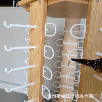 New large-capacity wooden glasses display stand rotary display stand glasses sunglasses sunglasses display stand display stand 50 payments