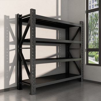 Household shelves multi-layer floor-standing balcony debris storage racks commercial supermarket station warehouse storage racks