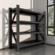 Household shelves multi-layer floor-standing balcony debris storage racks Commercial supermarket station warehouse storage racks
