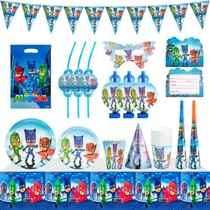 Cross-border ready stock Masked Man Cartoon Superman Childrens Birthday Party Venue Decoration Disposable Tableware
