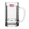 Craft Beer Mug for Home Use, Large Capacity Draft Beer Cup, 500ml Glass Large Hero Mug, Tea Cup with Handle