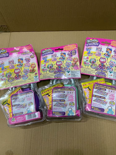 Подлинный Shopkins Shoping Evel Elf Lock Secret Castle Scure Hunt Girl Play House Blind Box