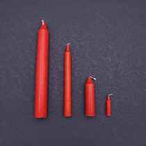 Red candle household power outage lighting candlelight dinner resistant long candle smokeless romantic emergency long pole small candle