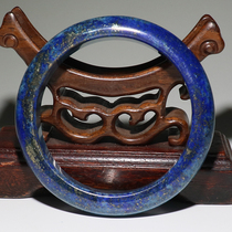 (National Inspection and Quarantine Appraisal) Natural Lapis Lazuli Wide Edge Flat Bar Bracelet Concubine Bracelet Women’s Gift Gift C4583