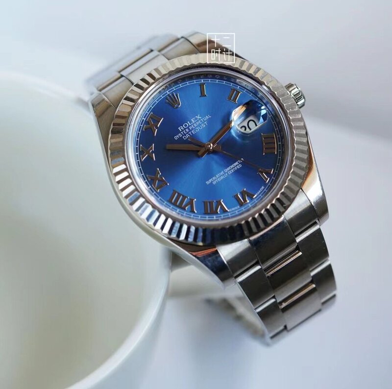 9.8 New 41mm Rolex Datejust 18K White Gold/Oyster Steel 116334 Automatic Mechanical Men's Watch Genuine