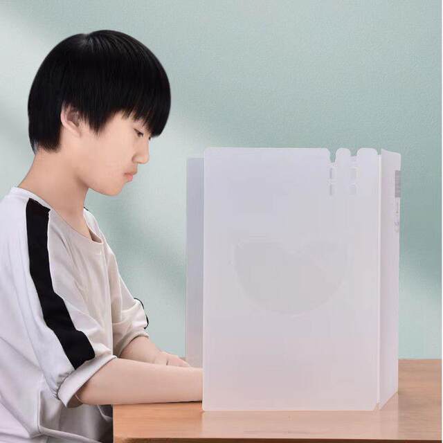 Foldable droplet baffle student desk dining table partition splash guard pad isolation partition school