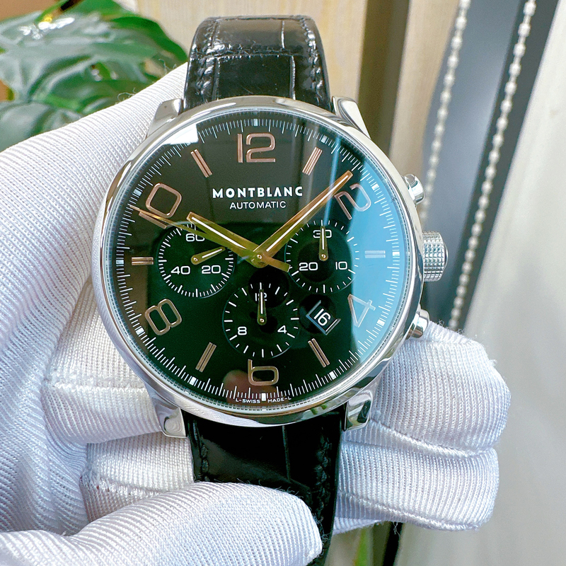 Direct Purchase Price: 98% New Montblanc Timewalker Series Watch, Fully Automatic Mechanical Men's Watch, Retail Price 38,500