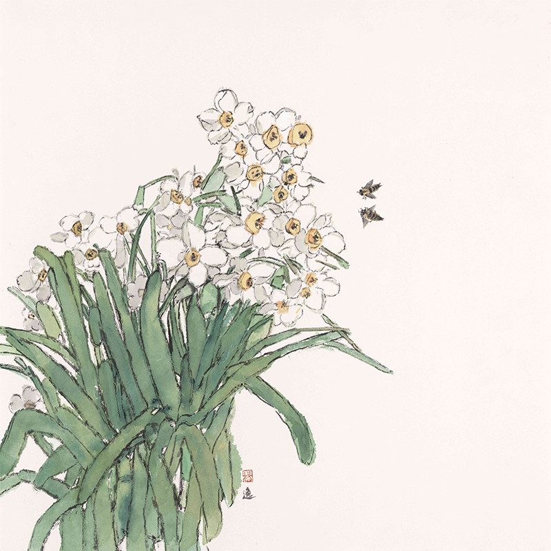 (Bottom Price Picks Up) The Chinese Oil Painter Association member Yang Ji-wen (pavilion jade stand) limited edition painting-Taobao