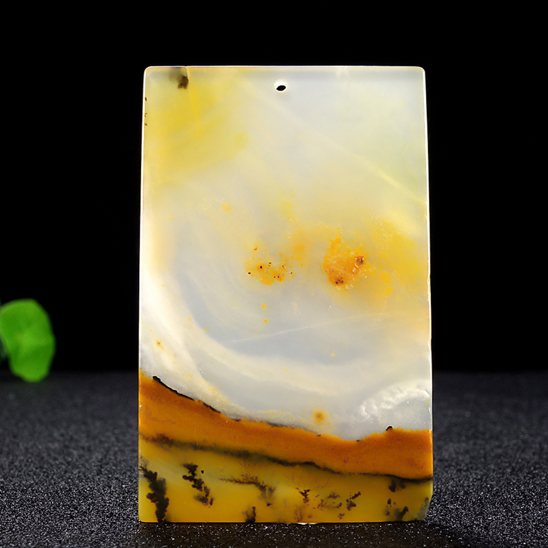 Natural water grass pattern artistic concept card Yunnan Longling Huanglongyu 