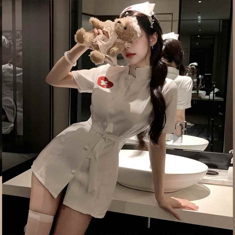 2026 Model Sexy Lingerie Pure Desire Pajamas Role-Playing Cosplay Nurse Uniform Internet Celebrity Plus Size 2026 Model Sexy Lingerie Pure Desire Pajamas Role-Playing Cosplay Nurse Uniform Internet Celebrity Plus Size