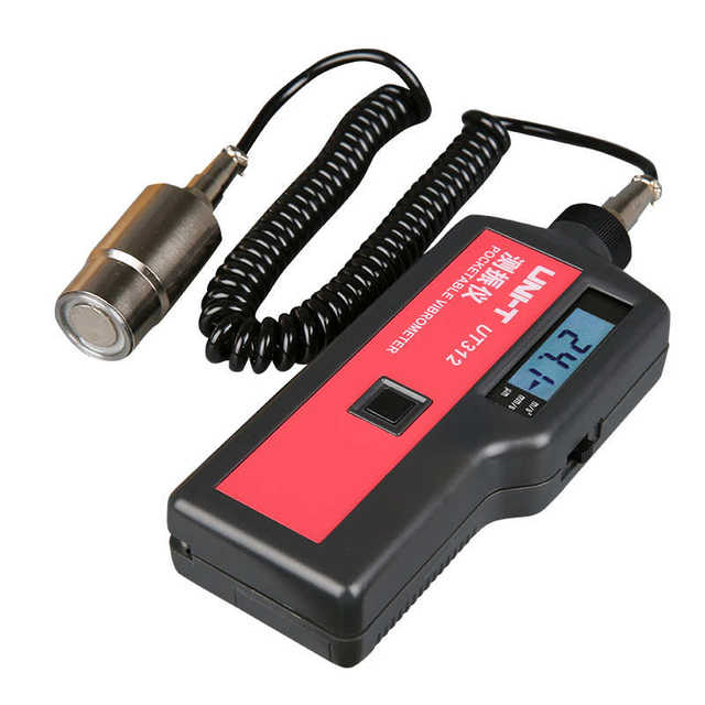 Ulide UT312 vibration measuring instrument Magnetic probe portable seismometer Handheld digital vibrator