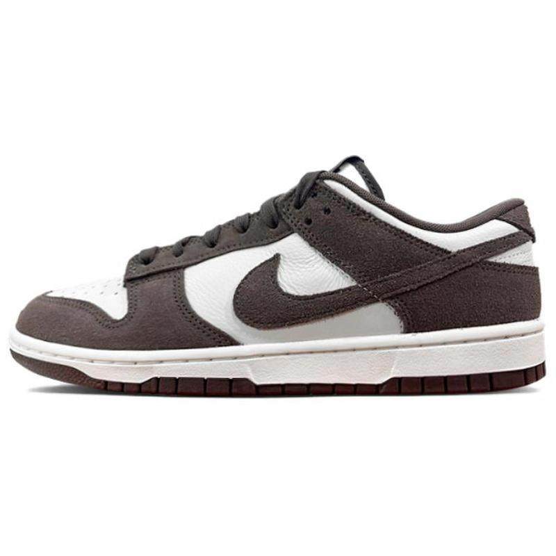 Nike Dunk Low 舒适薄底 防滑耐磨 低帮 板鞋 男女同款 白棕色