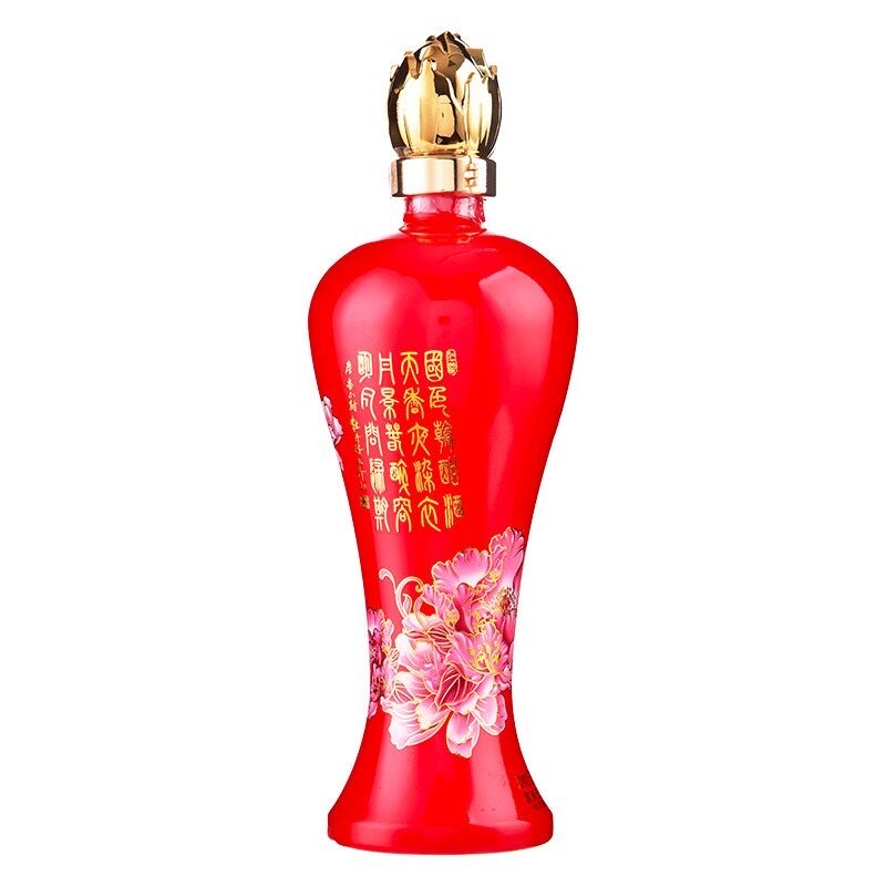 五粮液囍酒52度国色天香花开盛世富贵红500ml*6瓶联系客服享低价-淘宝网