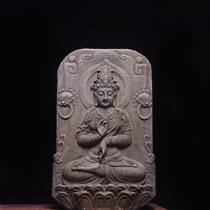 A2875 Bluestone Bodhisattva Statue